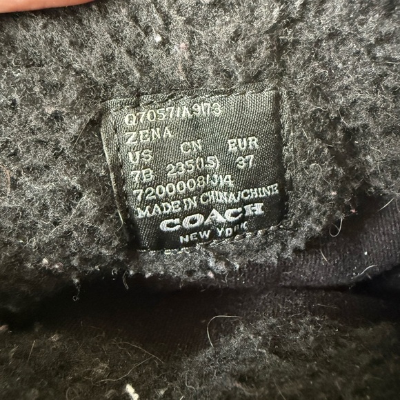 Coach Zena Round Toe Suede Mid Calf Boot Size US 7 - Picture 10 of 10